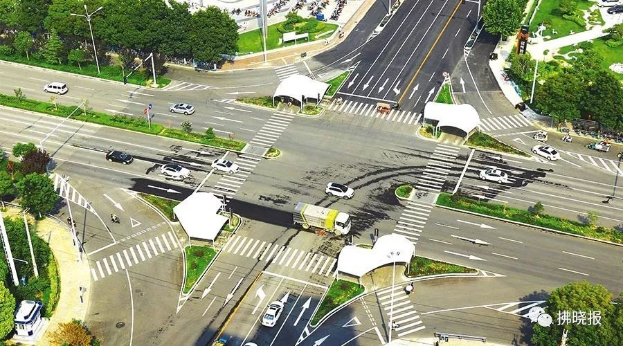 宿城:交叉路口改造方便通行