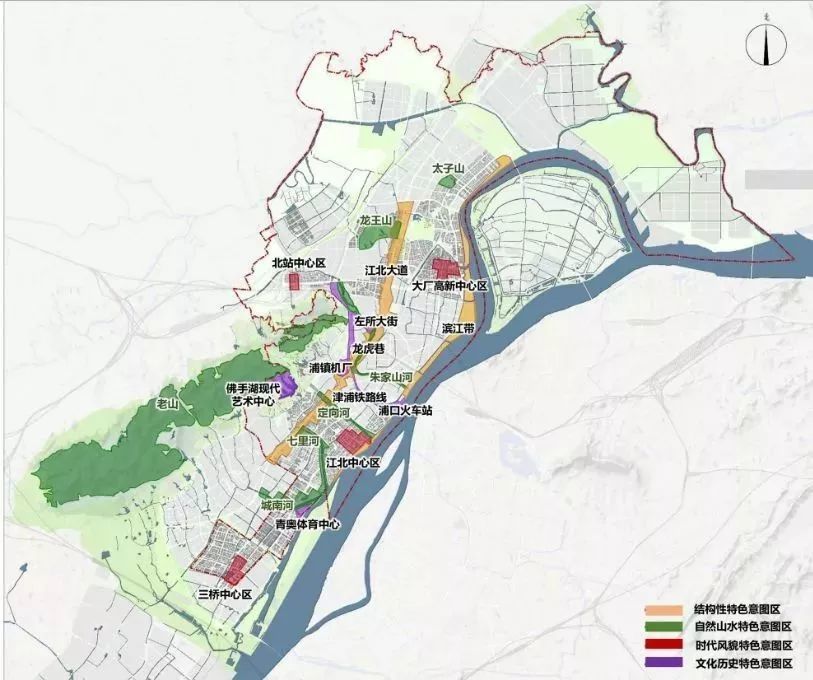 江北新区直管区一批规划图曝光,最新规划来了!