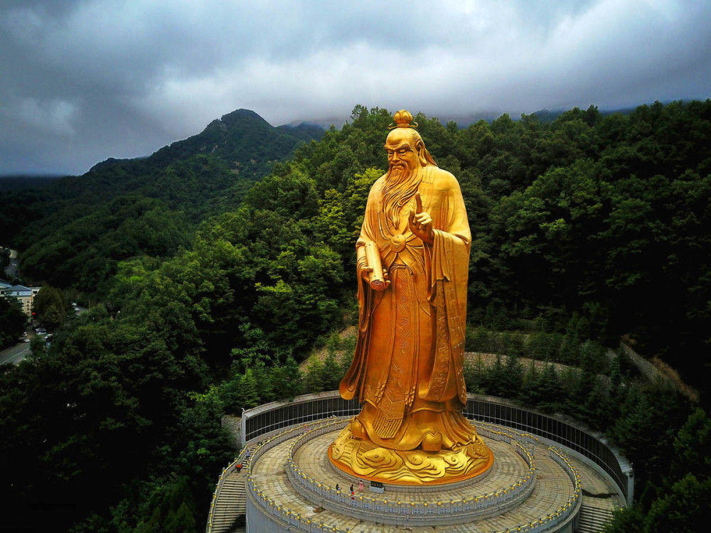 老君山,免费景区,洛阳老君山,老子铜像,道教名山