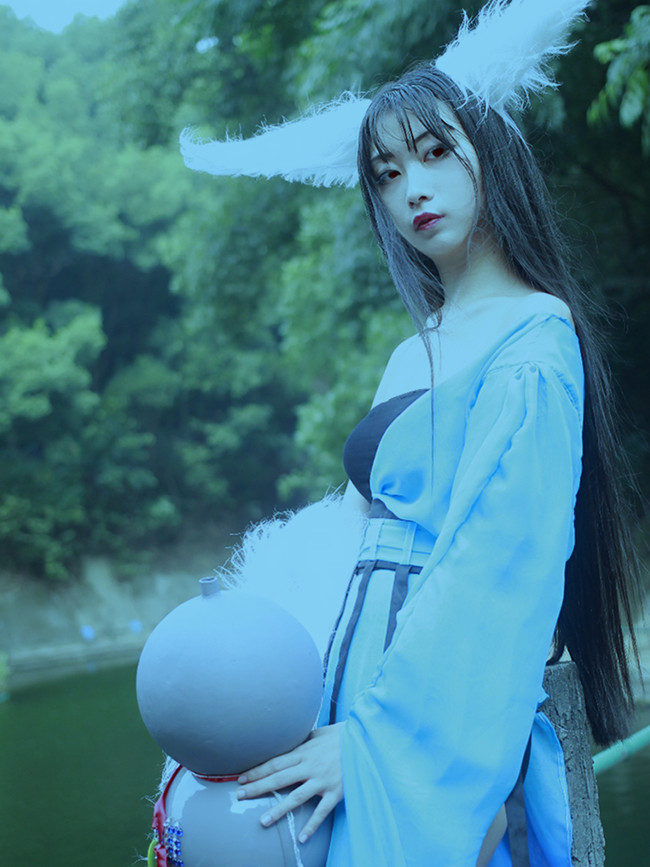 狐妖小红娘:涂山雅雅cos,美女官方吐槽,现在已经变黑黝胖子