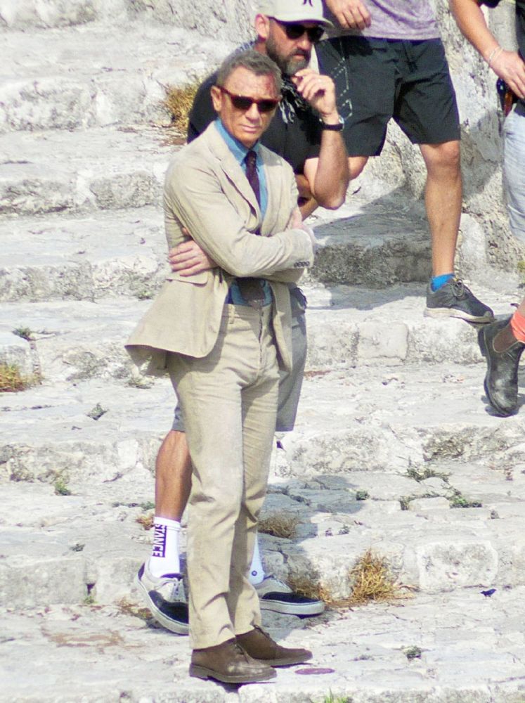 当地时间2019年9月11日,丹尼尔·克雷格(daniel craig)现身电影《007