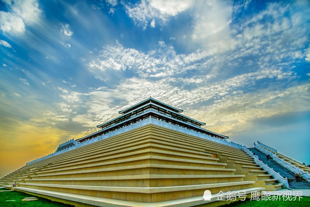 美丽的鹤壁南部标志性建筑—鹿台阁