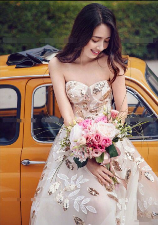 向佐郭碧婷晒婚纱照宣布结婚,古堡前浪漫牵手