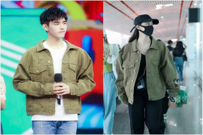 陈飞宇点赞王一博黑图,阿令女孩只认蓝汪叽