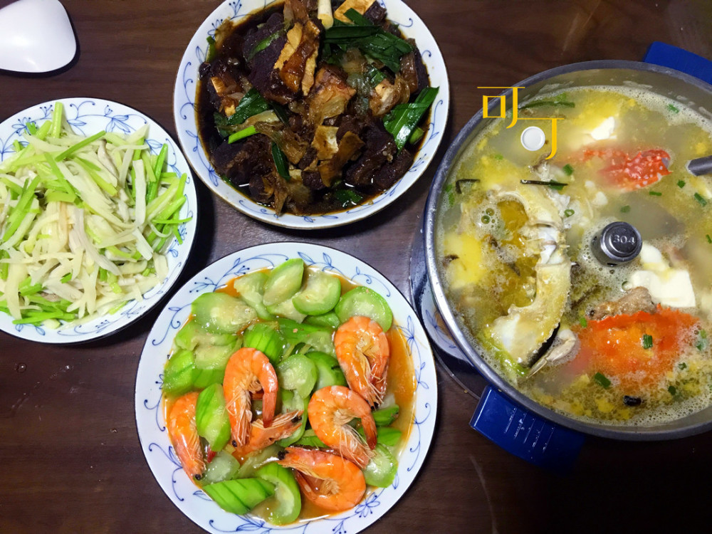 中秋节,海鲜,家宴,家常菜