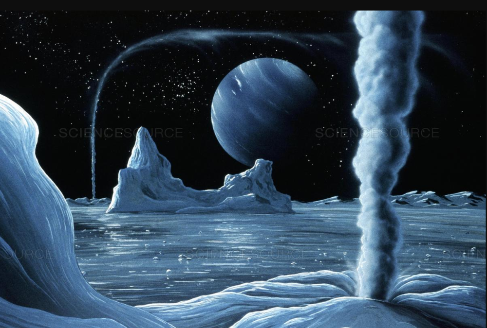 从理论上来说,在海卫一冰冻的表面与被海王星俘获后缓慢形成的硅酸盐