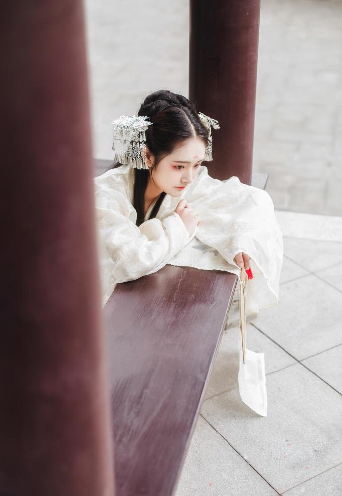 汉服小姐姐古风写真,我恋爱了