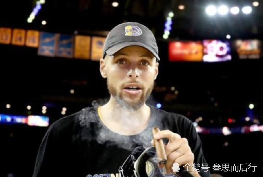 nba大佬抽雪茄:科比穿公牛球衣,库里就像小学生偷学大人抽烟