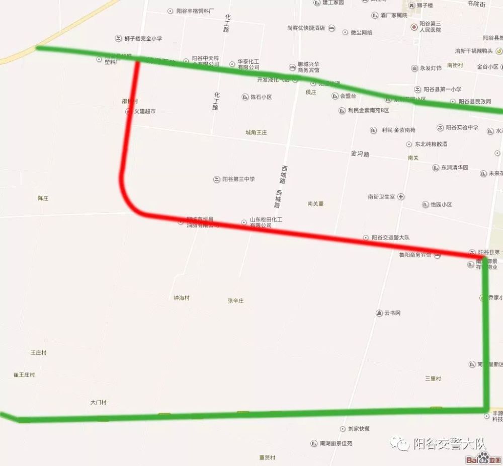 施工路段及提示 1,金水湖路:谷山路路口至华山路邵楼路口路段正在施工