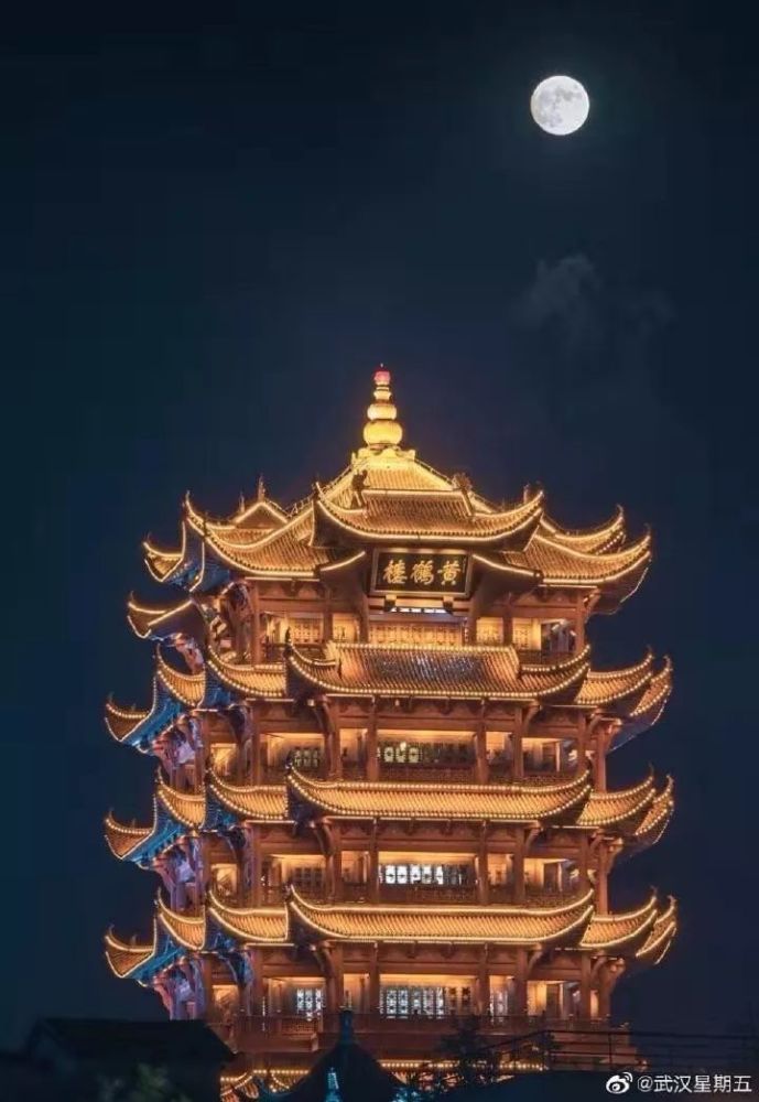 武汉,中秋,武汉东湖风景区,黄鹤楼,晴川阁,落雁岛