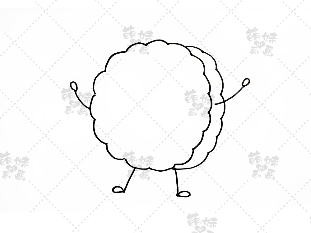 中秋节卡通月饼,嫦娥和玉兔怎么画?来看萌妹老师的文字讲解
