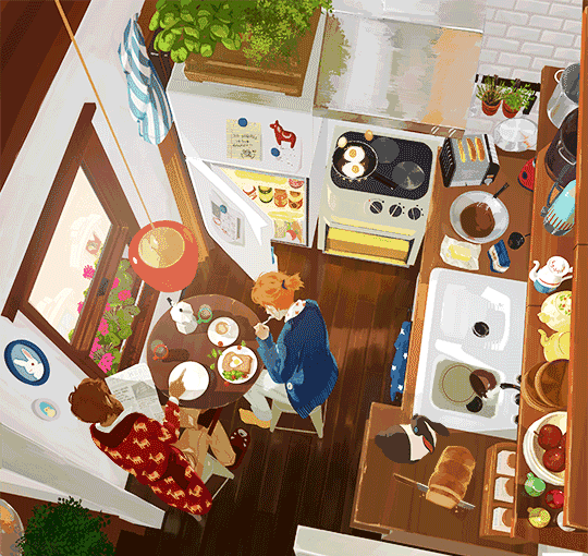 客厅看电视追剧 看到入神忘记厨房燃气灶正在煮汤 年轻人一边做饭一边