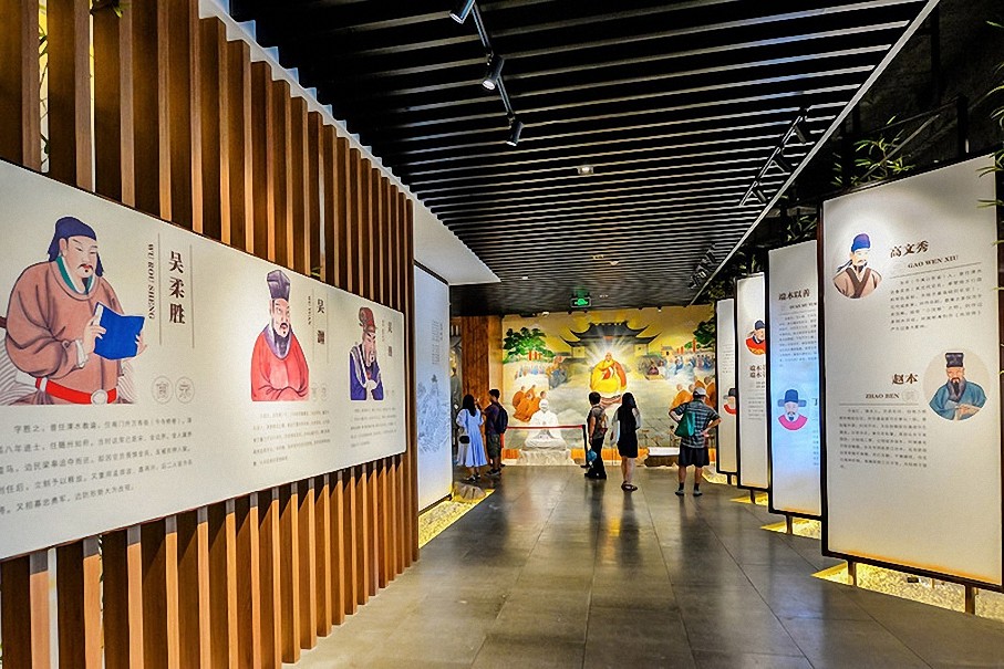 天生桥博物馆以胭脂河历史与溧水古今为主题展开展陈布局!