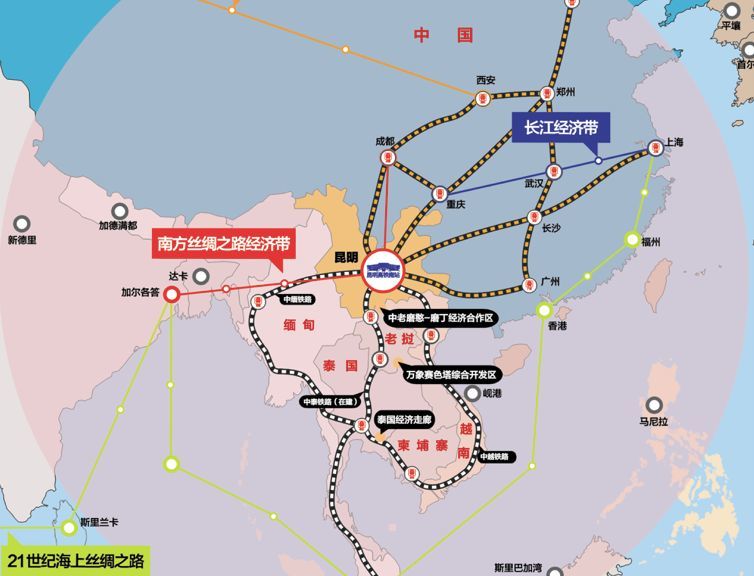 自贸区,云南,昆明,东南亚,呈贡