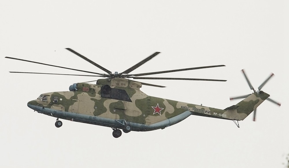米-26直升机以军用和民用兼顾的直升机为设计思路,其目的是取代早期的