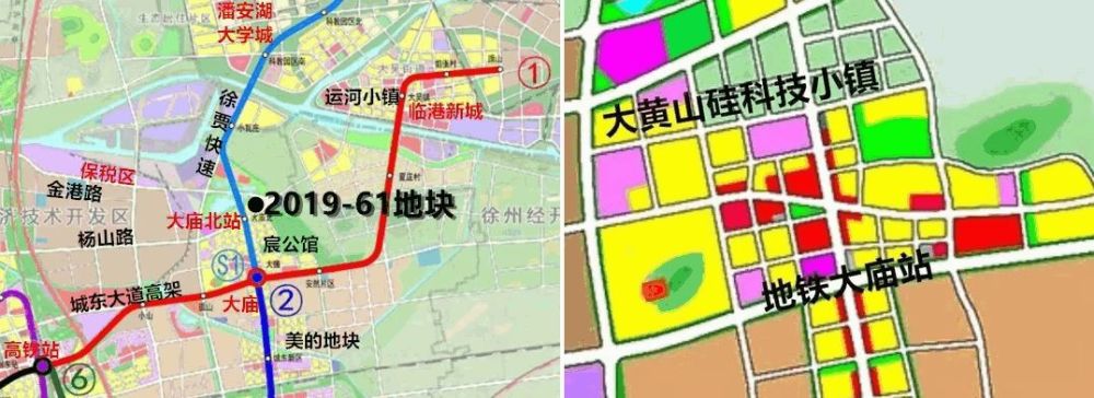 徐州嘉旭2.1亿竞得东区地块,大黄山硅科技小镇来了!