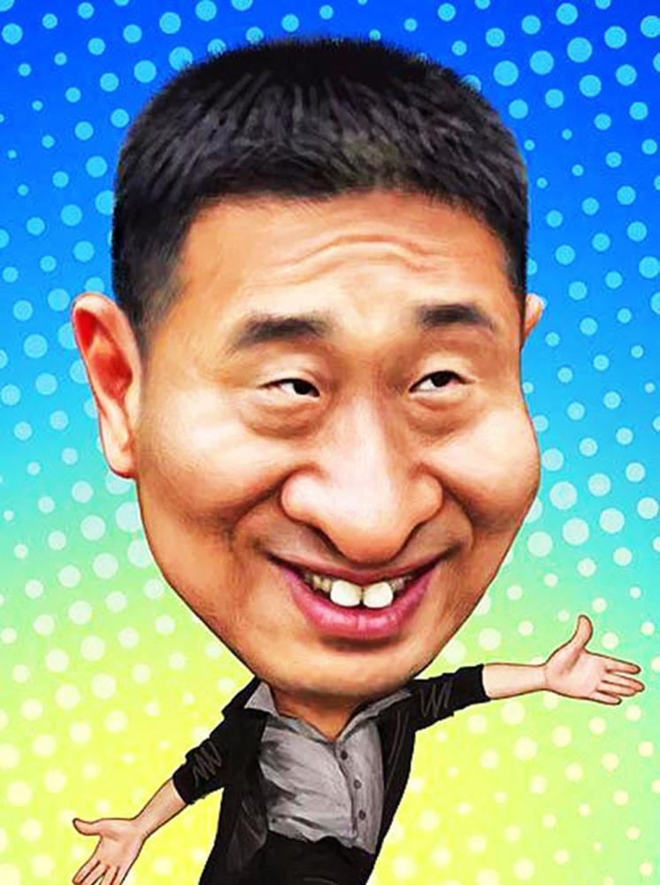 笑星漫像:冯巩,葛优,郭德纲,赵本山,宋丹丹,陈佩斯,侯宝林