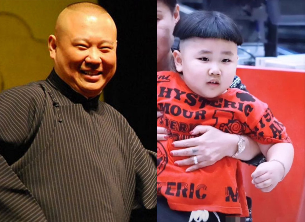 郭德纲小儿子近照变胖,五官已变活脱脱的缩小版郭德纲