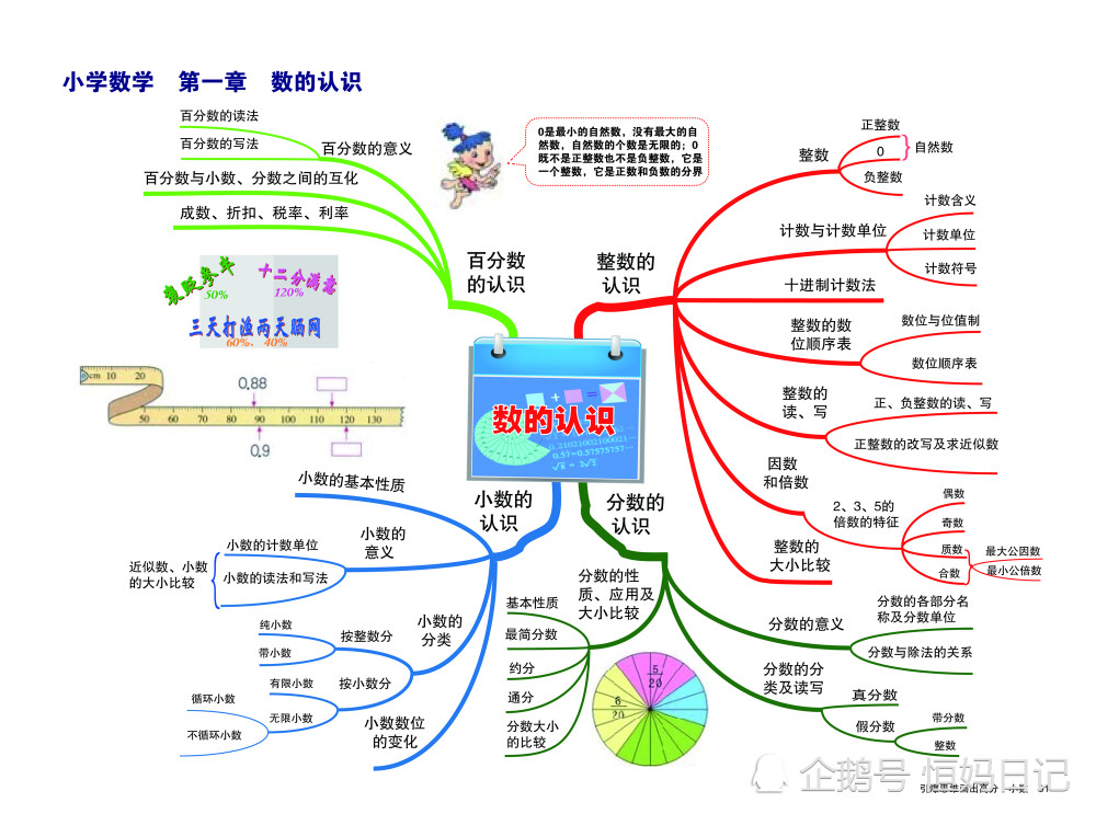 牛娃必备小学语文 数学高清思维导图,29张涵盖小学所有知识点
