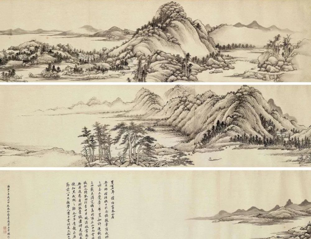 为「中国五大传世名画」之一,元画静谧萧散的特殊面貌,中国山水画的又