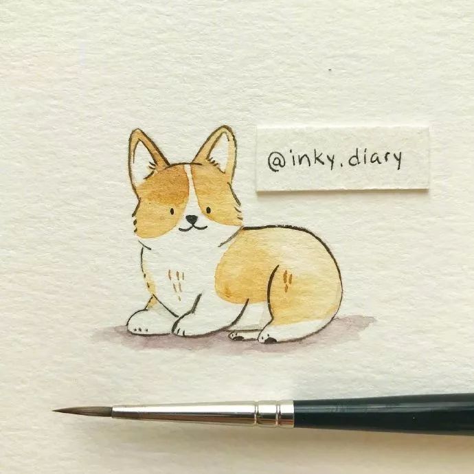 来自插画师 inky diary 绘画作品