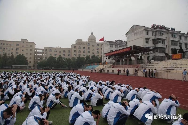 舒城二中试鸣现场