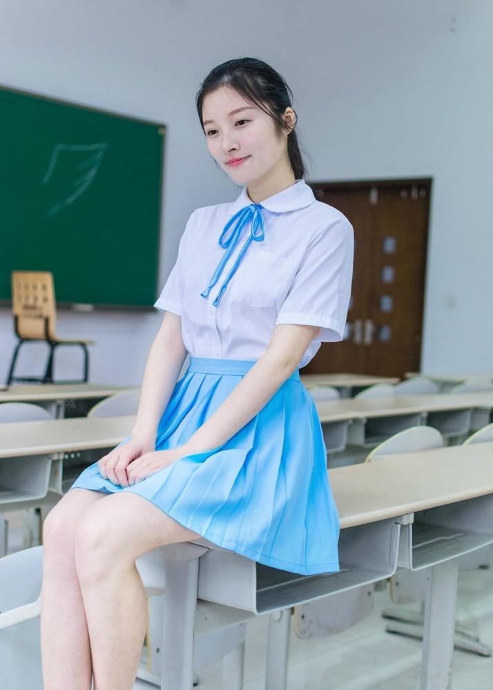 学院风的女孩,清纯可爱