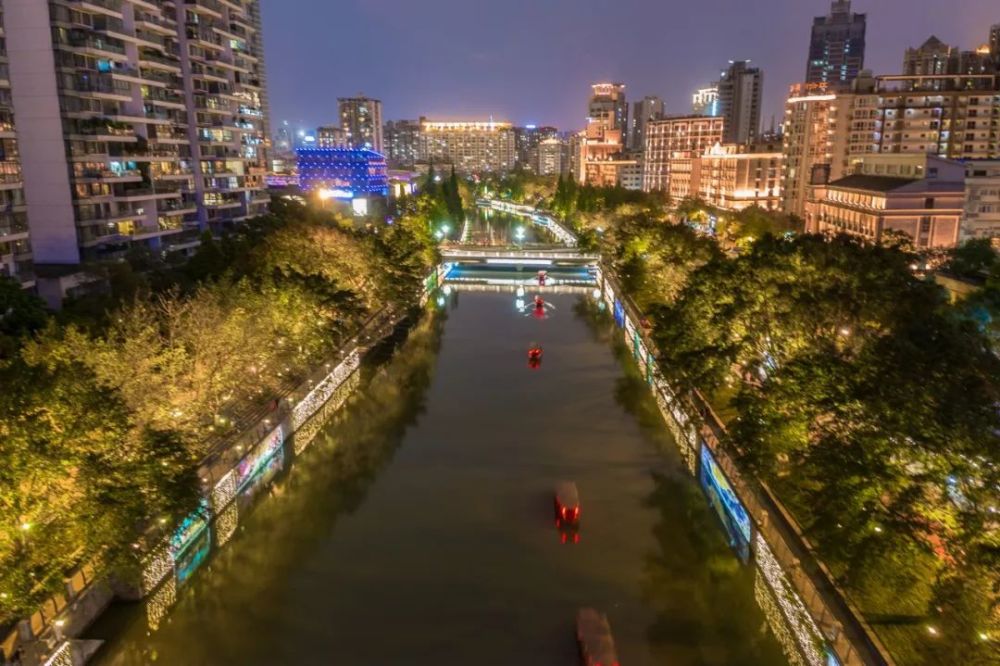 夜经济 新活力,成都,夜景,龙泉山城市森林公园,锦江公园,景观照明