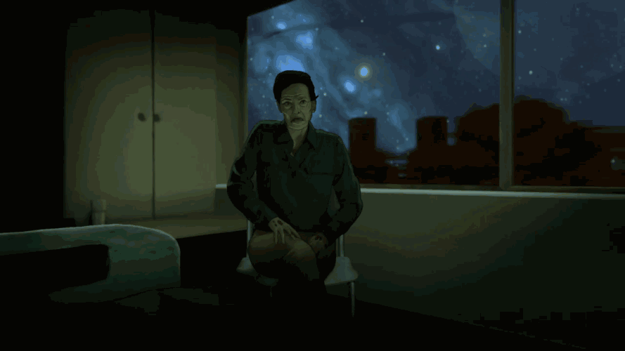 无比接近三次元的真人,可周围的场景又是各种充满想象力的 超现实主义