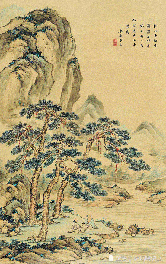 松石千秋,朱昱,创作,山水画,清代,画家