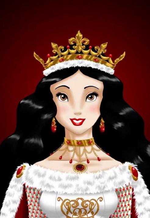 当迪士尼公主穿上西域的服饰时,她终于戴上皇冠,终于成为女皇