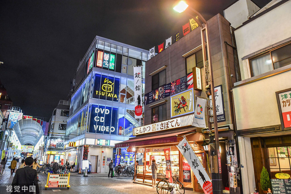 东京夜景,东京旅游,东京浅草寺,日本唐筑,日本东京