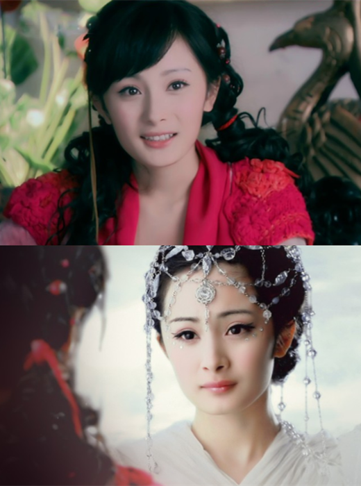 仙剑三中一人分饰多角,杨幂的雪见夕瑶还好,胡歌和霍建华才厉害