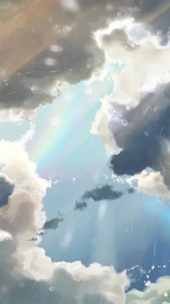 唯美系动漫天空壁纸,很梦幻的感觉