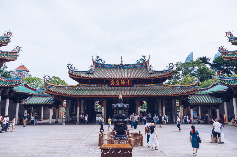 厦门八大风景区之一"南普陀寺",著名的闽南佛教胜地,不要门票