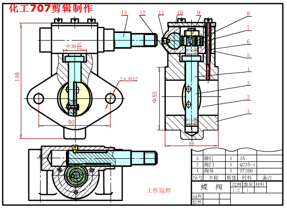 蝶阀的工作原理，内部结构特征(图11)