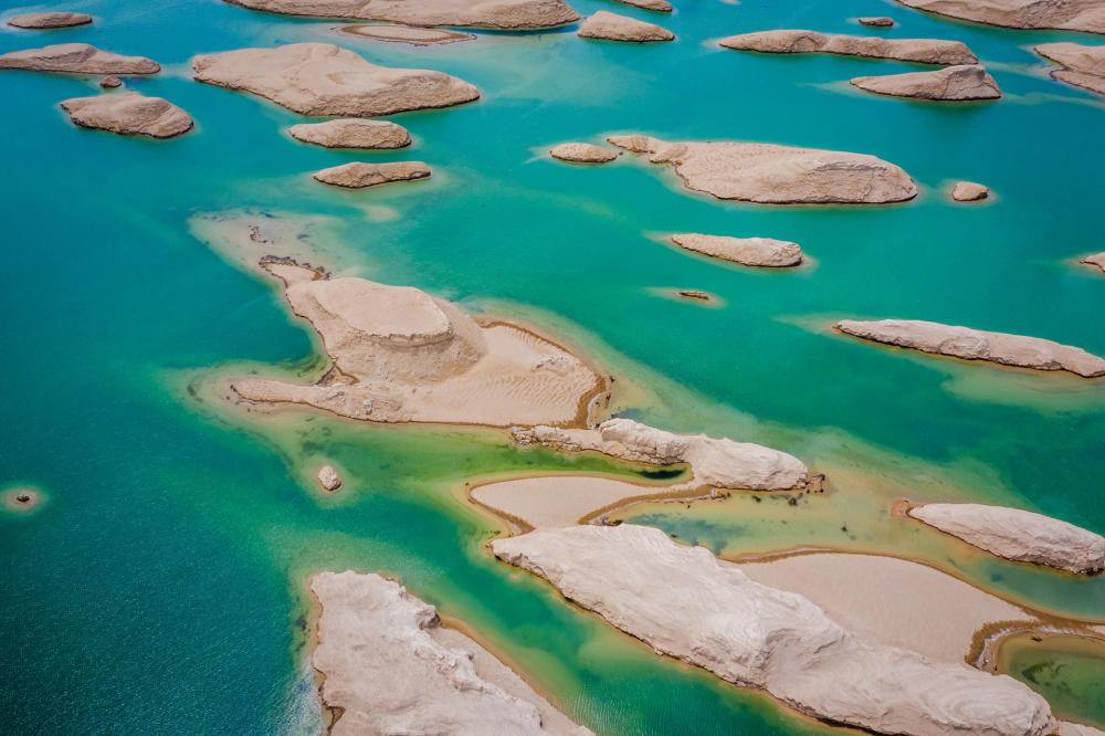 水上雅丹,雅丹,西北地区,青海,青海湖