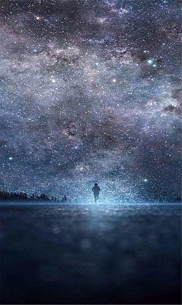 梦幻星空壁纸:你喜欢看星空吗?耀眼而遥不可及的感觉像极了爱情