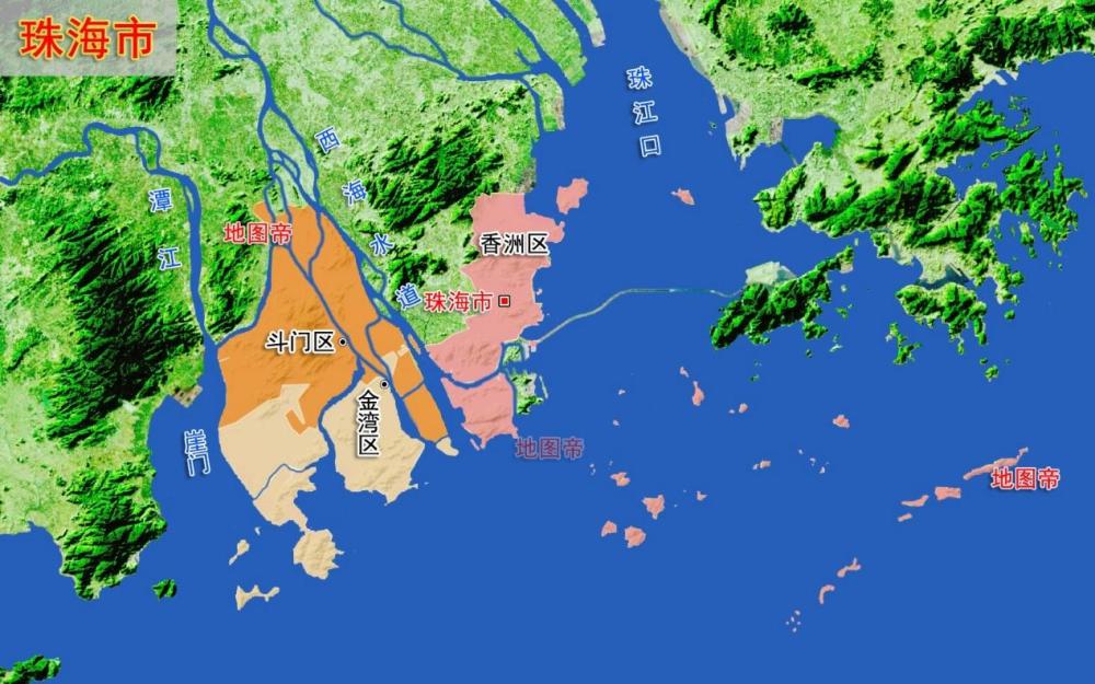 22张地形图,快速了解广东省各地级市