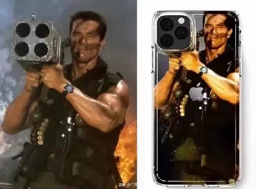 苹果推出iphone 11手机新品的时候,网络上立即对其酷似"浴霸"的摄像头