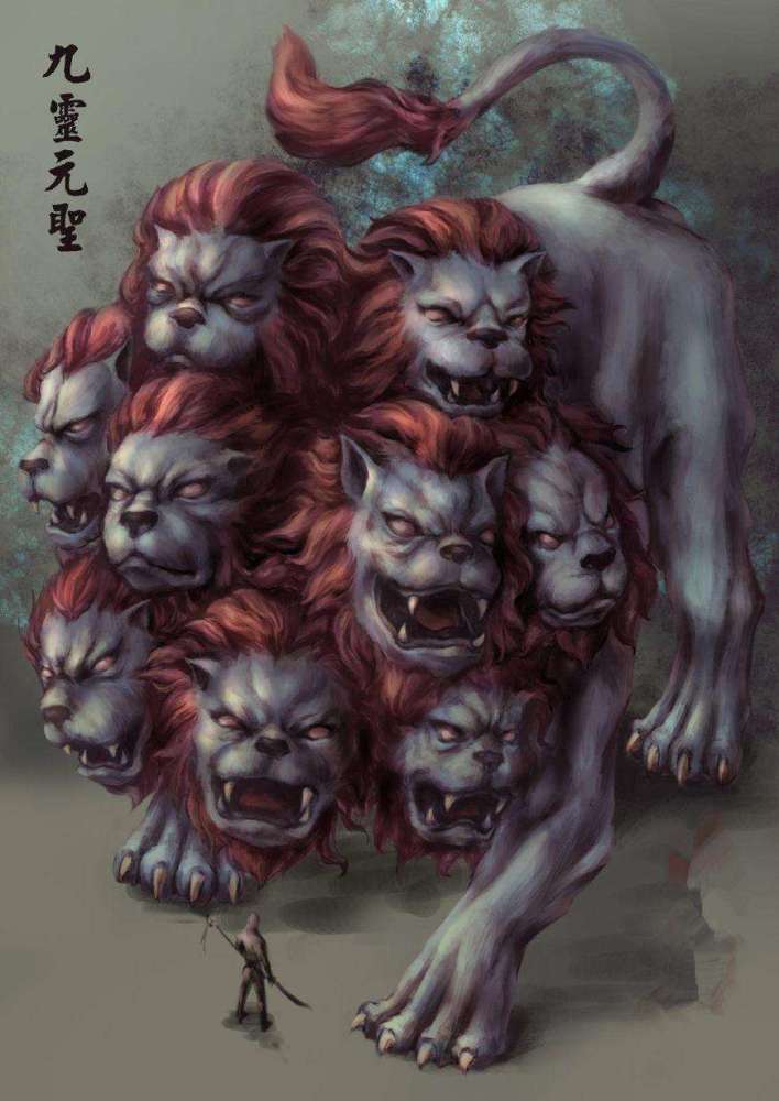 神话中四大九头神兽,第三名食人无数,第一名被楚人疯狂崇拜!