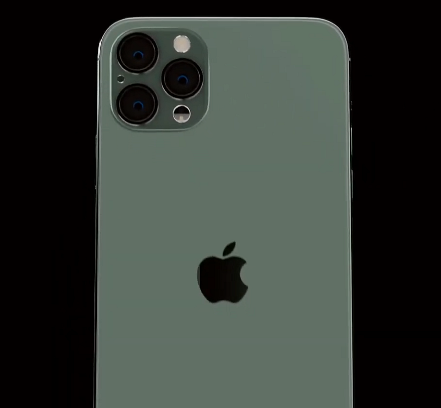 iphone12 pro概念图:无刘海全面屏 后置浴霸四摄