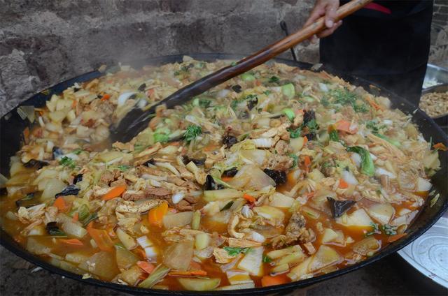 农村,烩菜,河南,厨师,大锅菜
