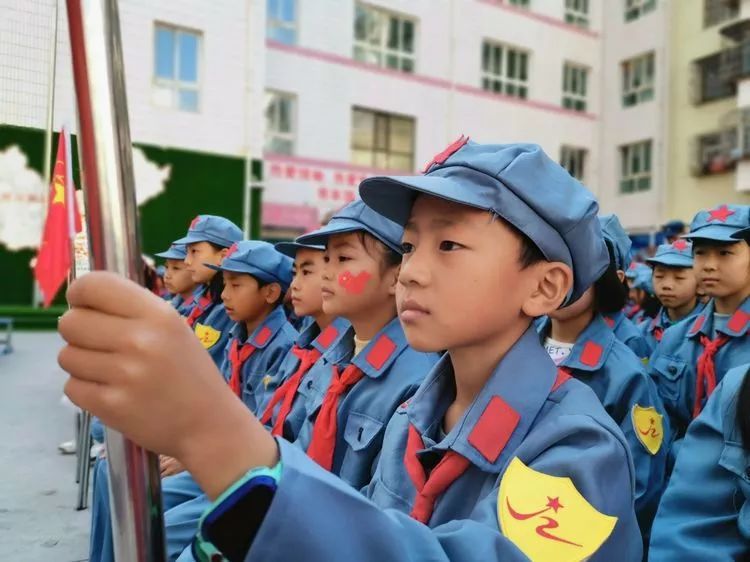 青海西宁红军小学庆祝中华人民共和国成立70周年