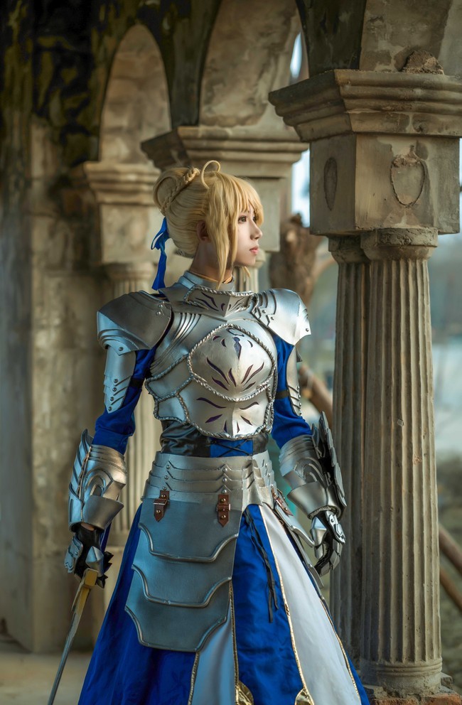 fate:吾王战甲cos,手持咖喱棒,剑之所向,万夫莫开!