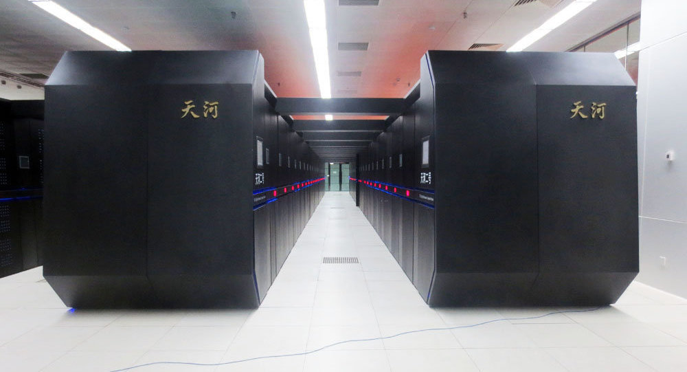 中国"天河"超级计算机 超级计算机国际竞争 中国从2008年到2018年在