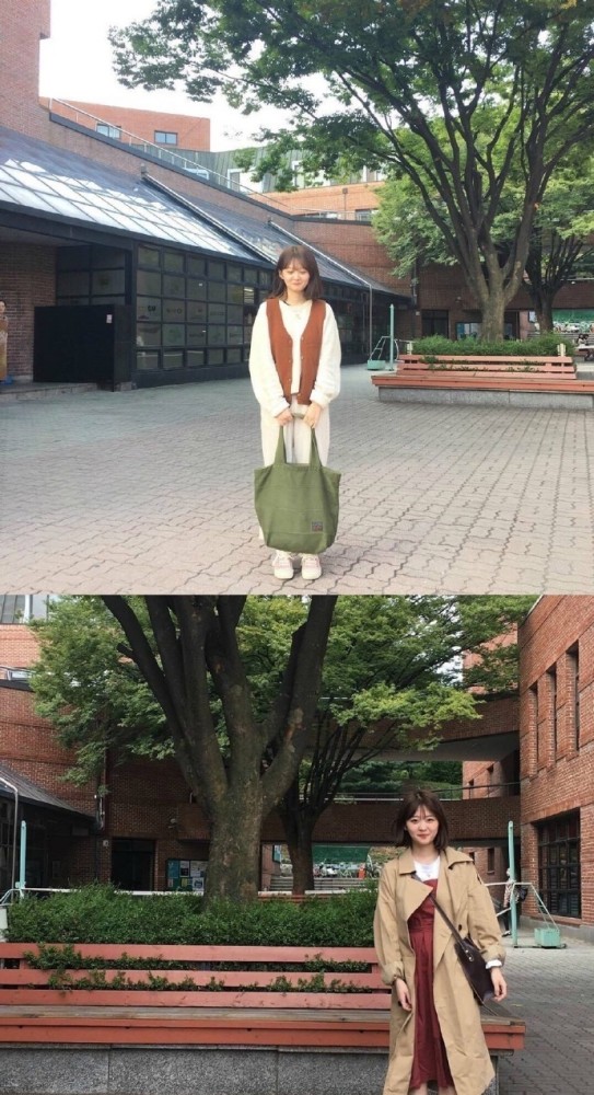 清纯斯文街拍风,日常的少女文艺