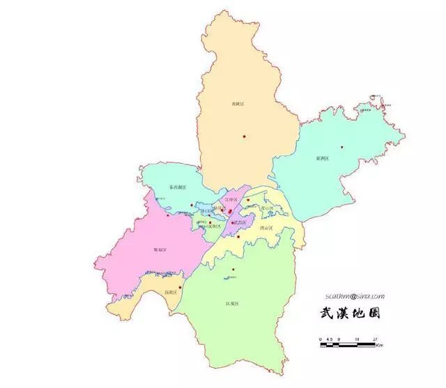 武汉,洪山区,武昌区,青山区,汉阳区