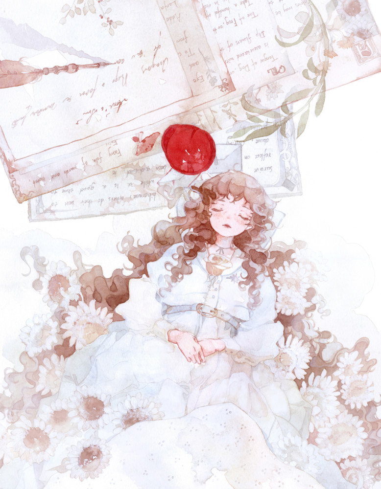 国人插画师TrNyteal,韩国插画师bmtwi 国人插画,手绘插画,唯美插画,色彩搭配,中国插画师
