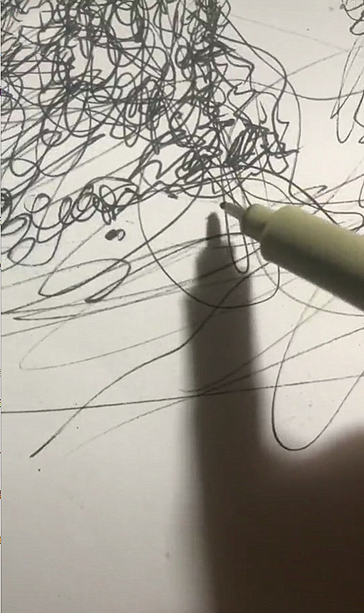 美术生,乱画,画线条,开始,结局